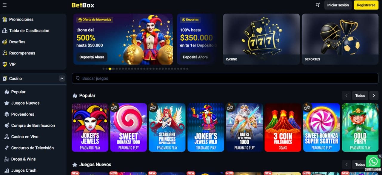 BetBox Casino Online y Apuestas Deportivas